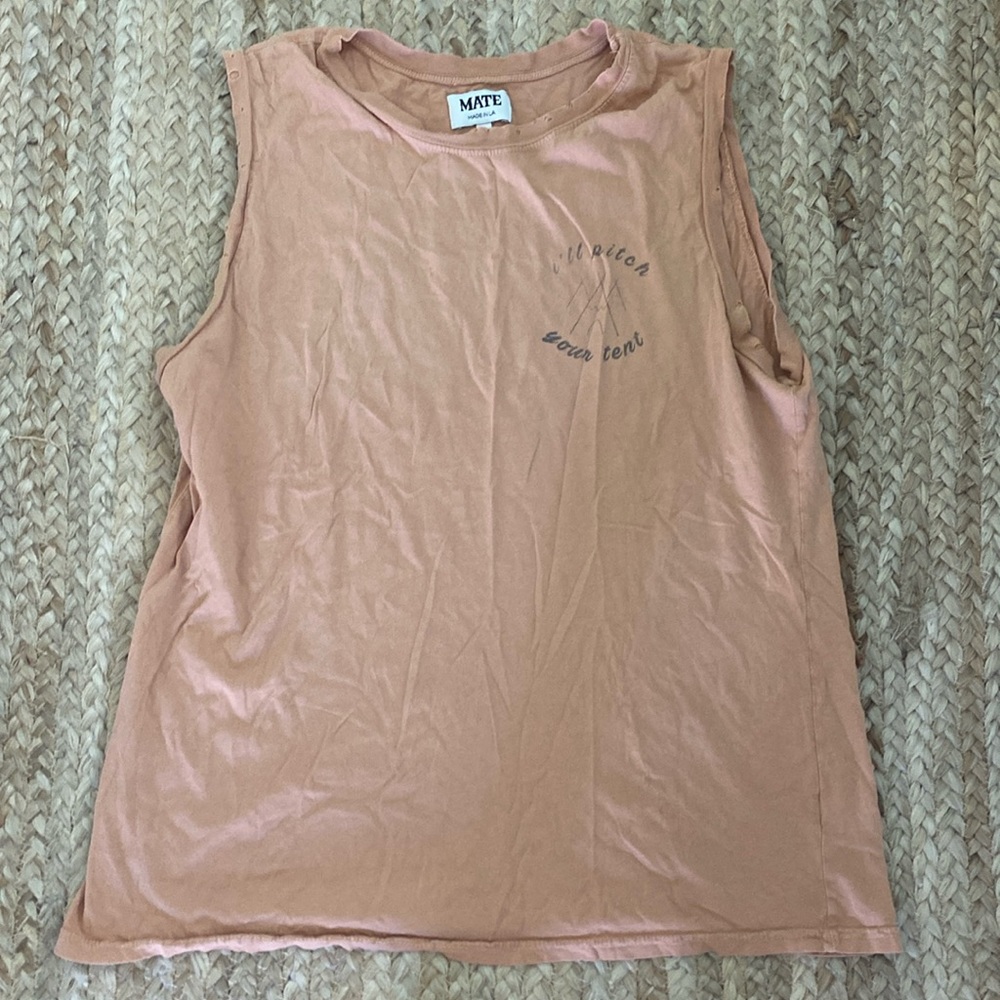 MATE the label graphic muscle tank  RARE